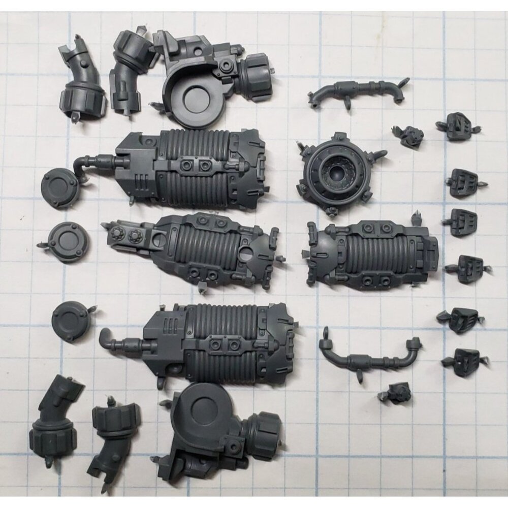 30K Space Marine Bits Saturnine Dreadnought Heavy Plasma Bombard C01